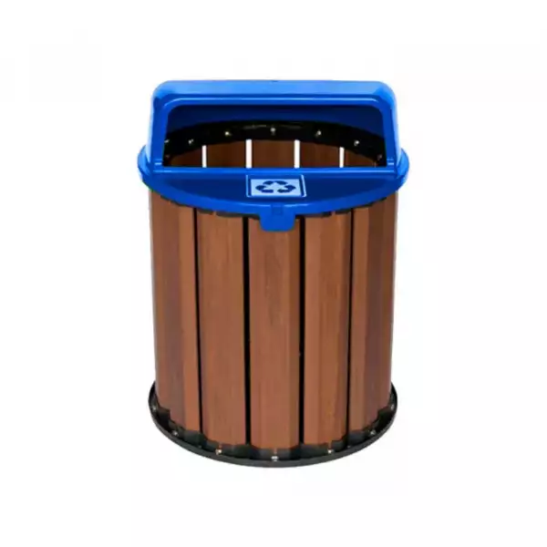 LIXEIRA 50 CM AZUL (PAPEL)